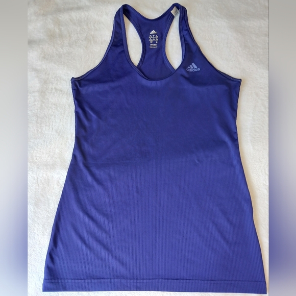 Adidas Women's Blue Tank Top - Picture 2 of 7